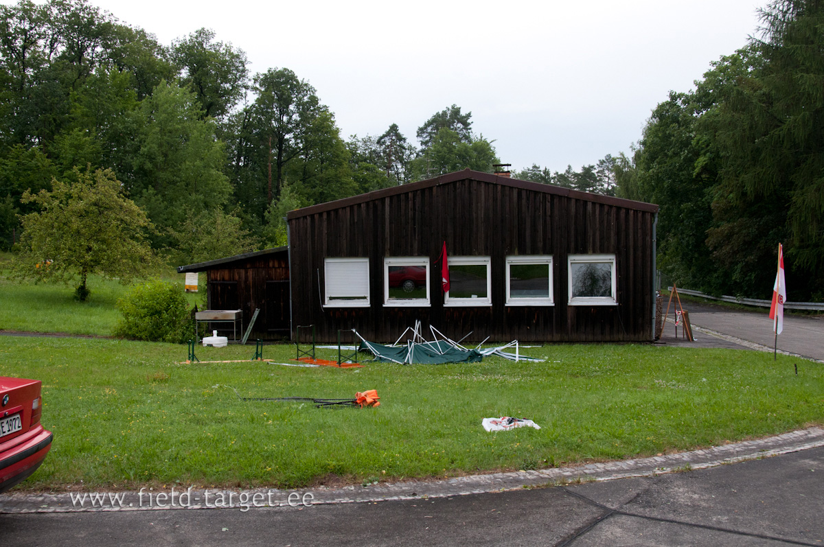 All tents were destroyed